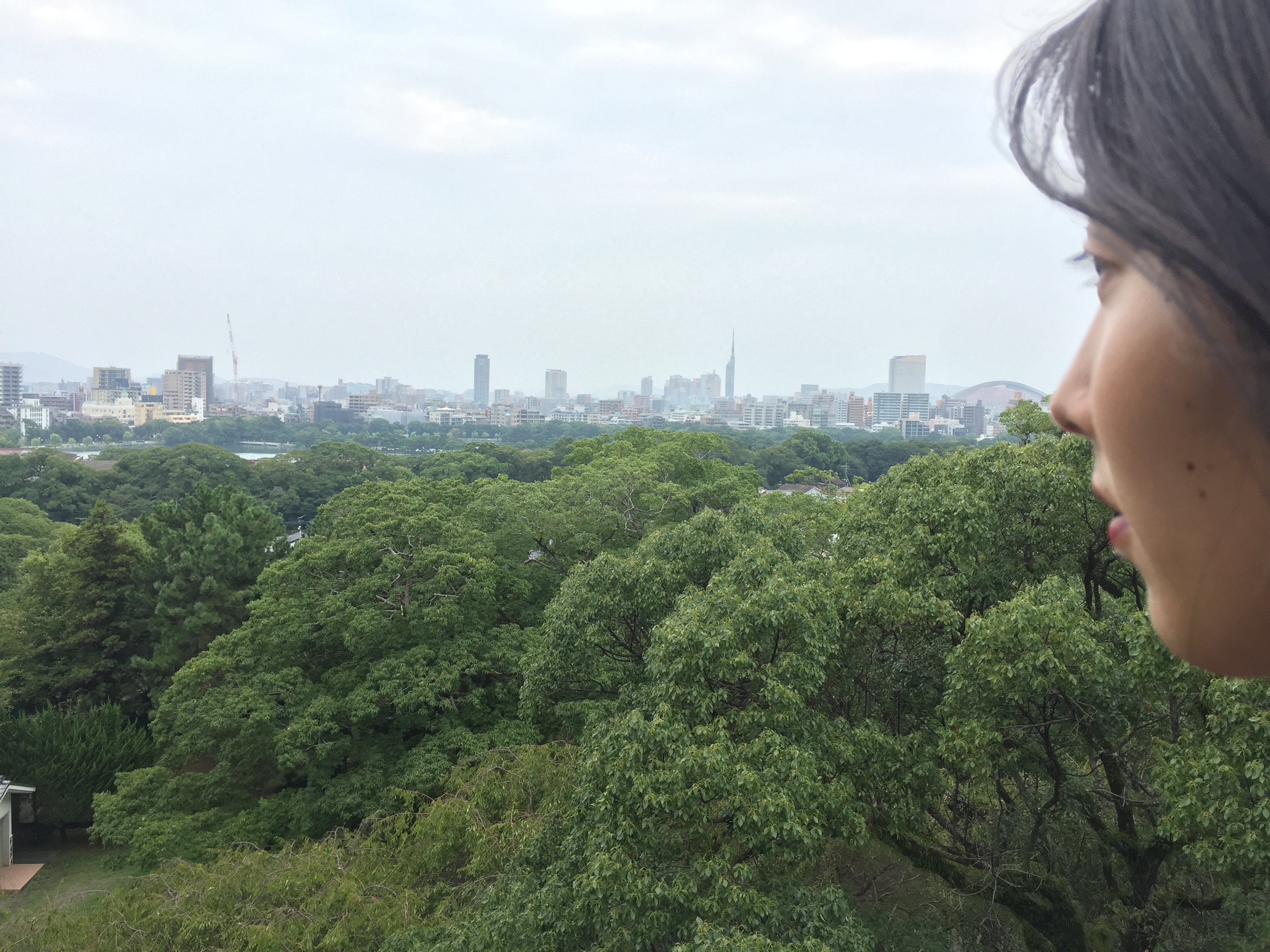 福岡城天守台跡