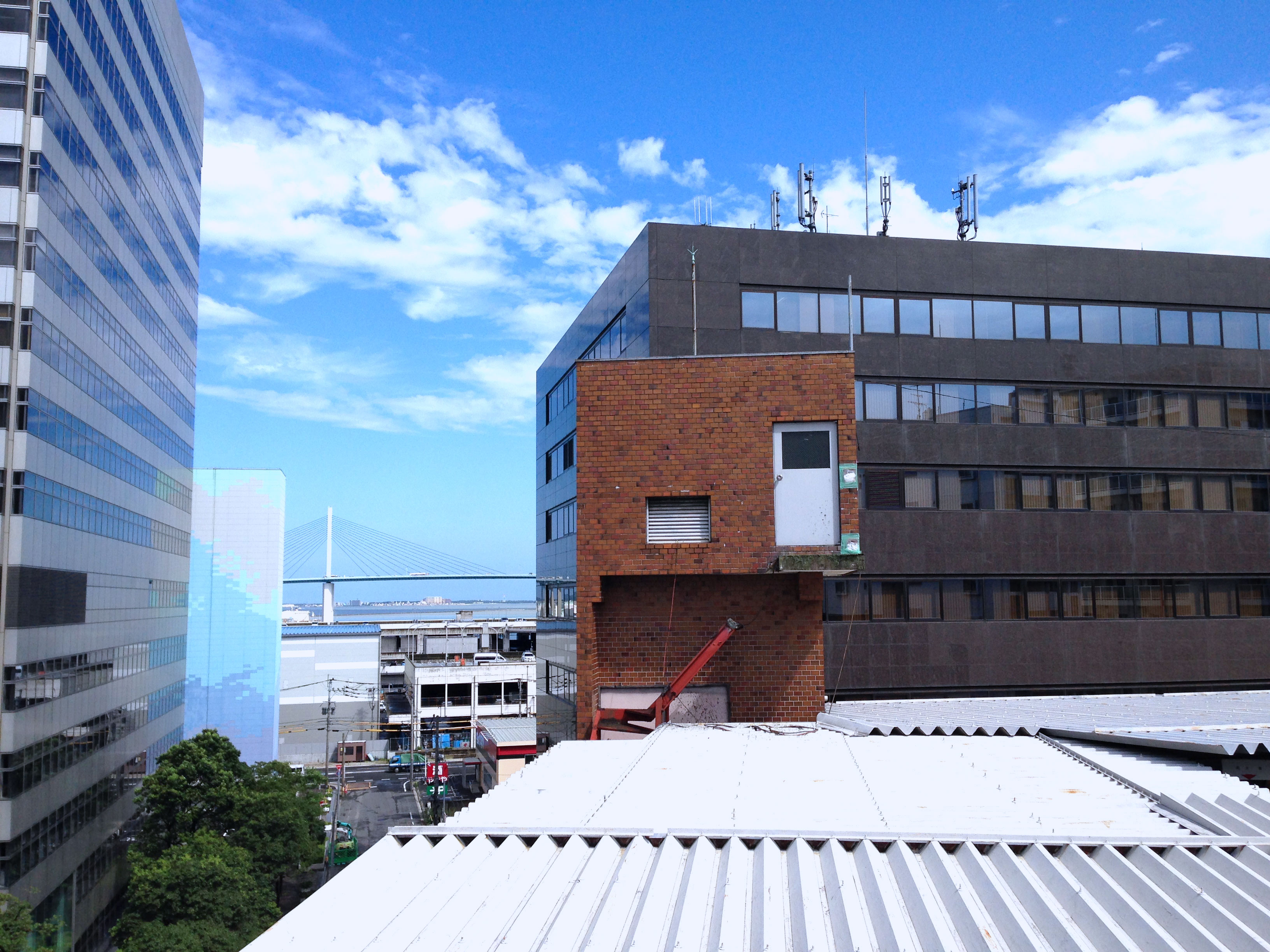 屋上階段の入れ替え工事