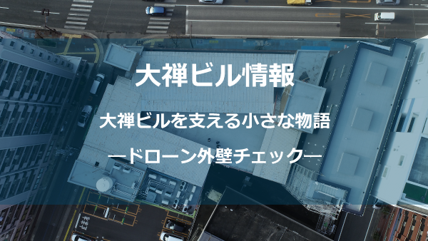ドローン外壁チェック