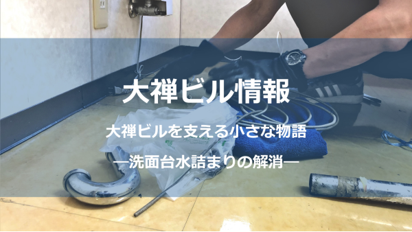 水詰まりの解消しょう